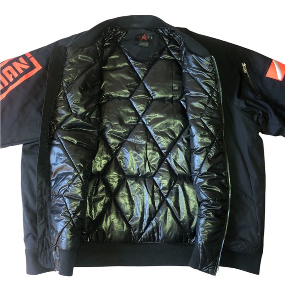 Air Jordan Stand Collar long Sleeve Bomber Jacket Size 3XL - Picture 2 of 11